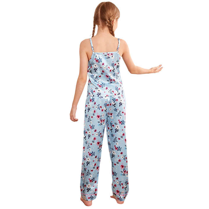 Girls' Summer Pajamas Long Sleeve 