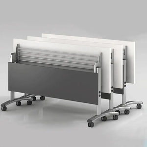 Modern Training Meeting Table School Conference Table Executive Folding Computer Table with Drawer 