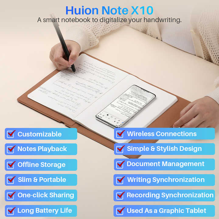 Huion Note Digital Handwriting Drawing-Electronic Digital M 