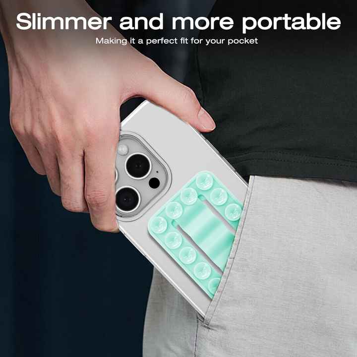 عالمي قبضة الهاتف المحمول سيليكون شفط . Universal Cell Phone Grip Silicone