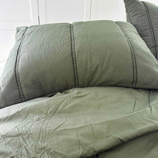 تصميم حديث قابل للغسل مبطن قطن مفرش سرير نمط لحاف طقم سرير بحجم كينج Modern Design Washable Quilted Cotton Bedspread Quilt Style King Size Bedding Set