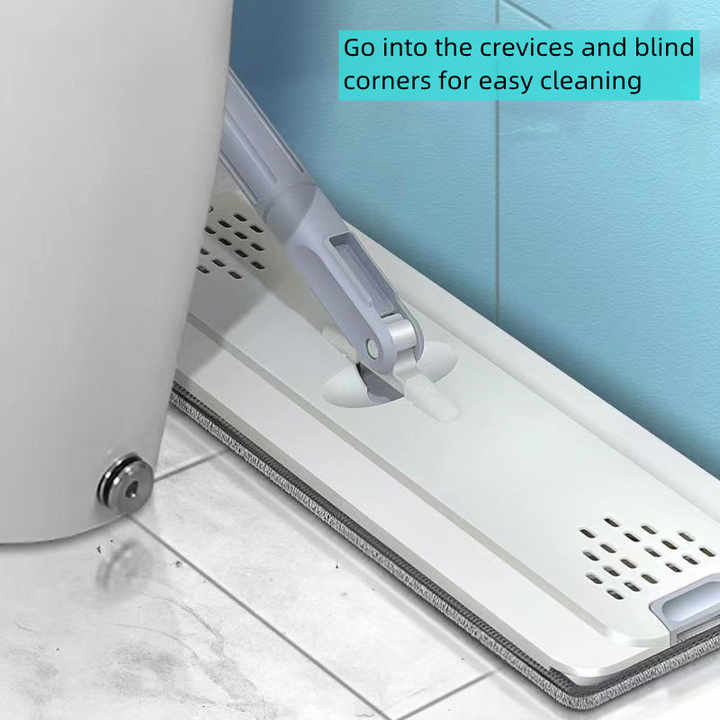 Home Kitchen Floor Cleaning Tools Self Cleaning Magic Flat Mop Hand Mop with Bucket 
