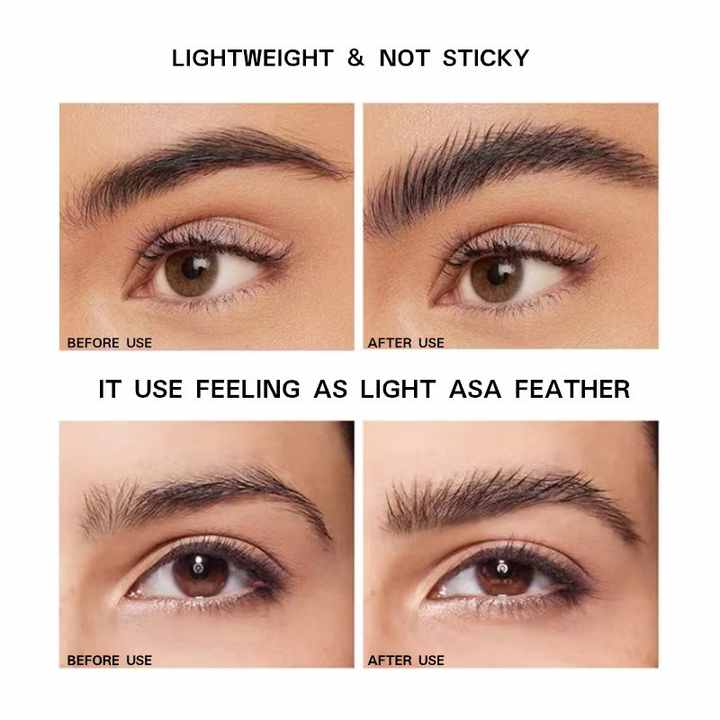 Eyebrow gel fixing and cleaning 