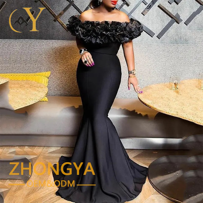 Luxury 2025 Elegant Evening Dress for Women's Parties 