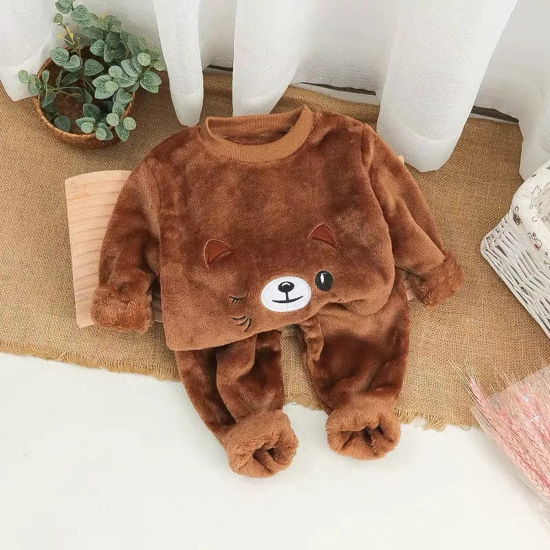 Winter Baby Boys Girls Pajamas - بيجامات شتوية للأولاد والبنات
