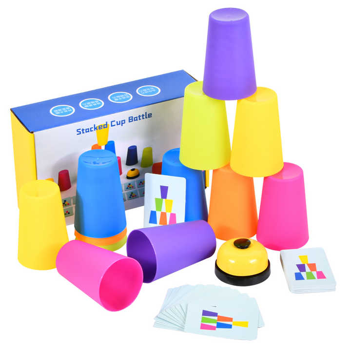 Entertainment games: Cup Stacking Challenge game 