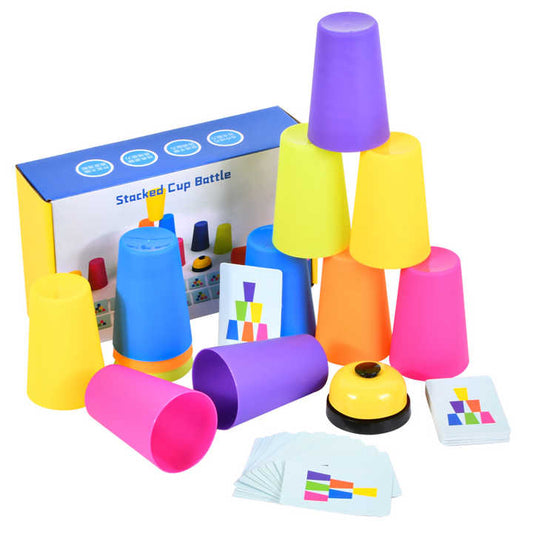 Entertainment games: Cup Stacking Challenge game 