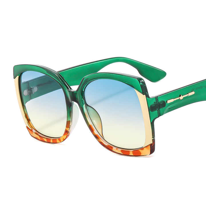 QSKY Luxury Classic Women's Sunglasses Big Square Frame Classic Women's Shades UV400 Protection for Women 