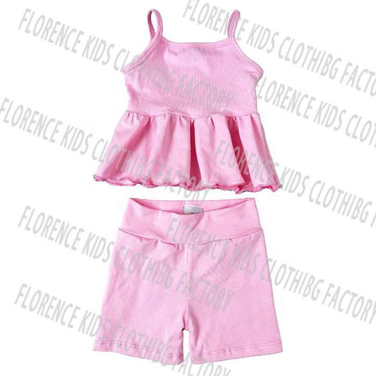 مجموعة ملابس الفتيات الصغيرات الصغيرات غير الرسمية من سن 4 إلى 12 سنة Little Girls Casual Clothing Set Ages 4-12