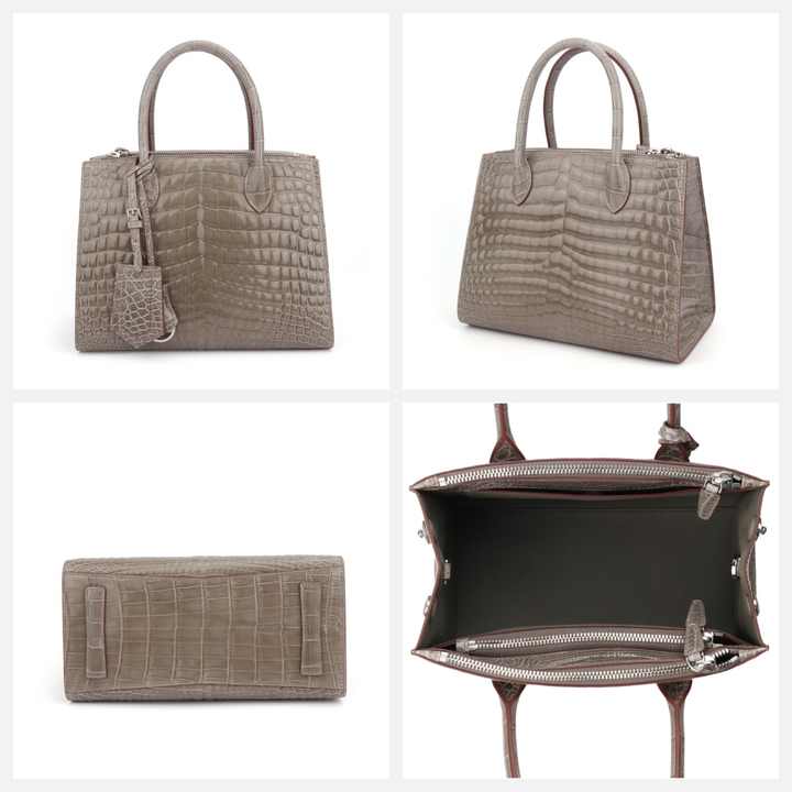 Designer Classic Genuine Alligator Crocodile Women's Handbags 