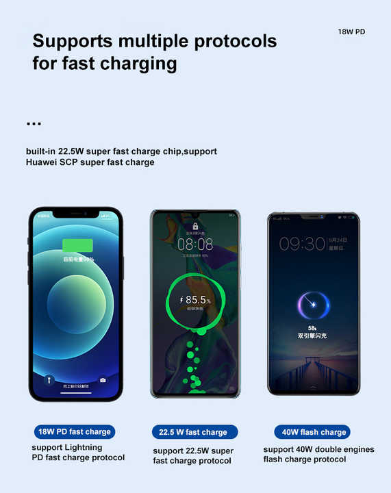 High-capacity portable charge 