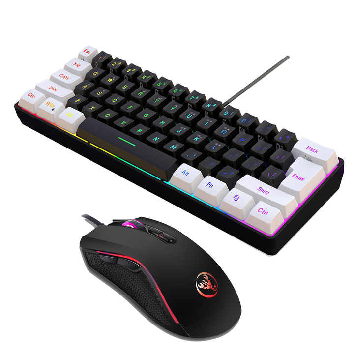 مجموعة ألعاب صغيرة محمولة . Portable Mini Gaming Mouse Combo