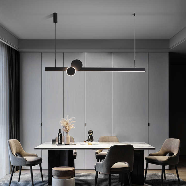 ثريا إضاءة LED طويلة الشريط مباشرة من المصنع . Factory Direct Long LED Strip Light Chandelier