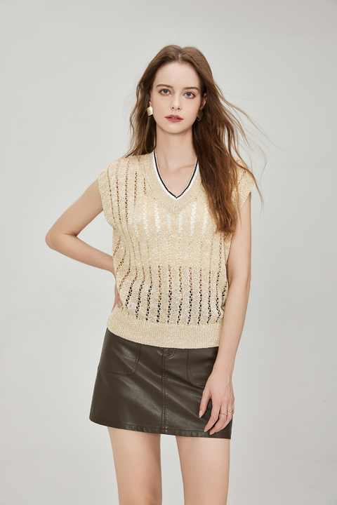 تي شيرتات نسائية رائعة من نسيج محبوك