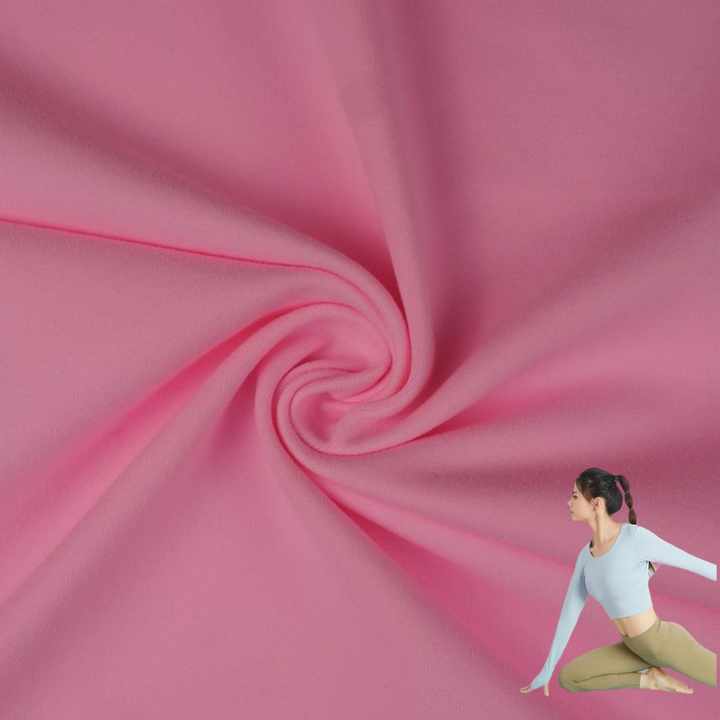 Recycled ribbed fabric made from spandex rib 