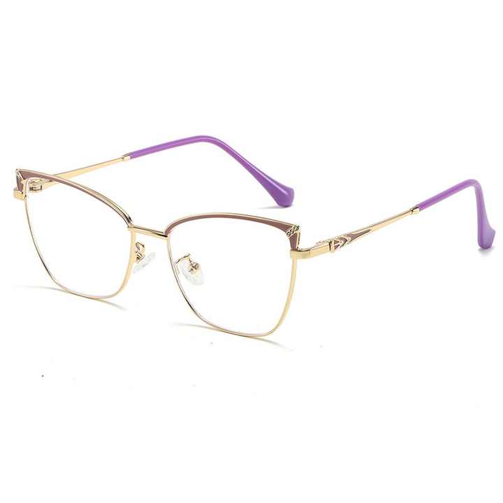 Fashion Women's Anti-Blue Light Glasses Frame Female Large Frame Square Optical Glasses 