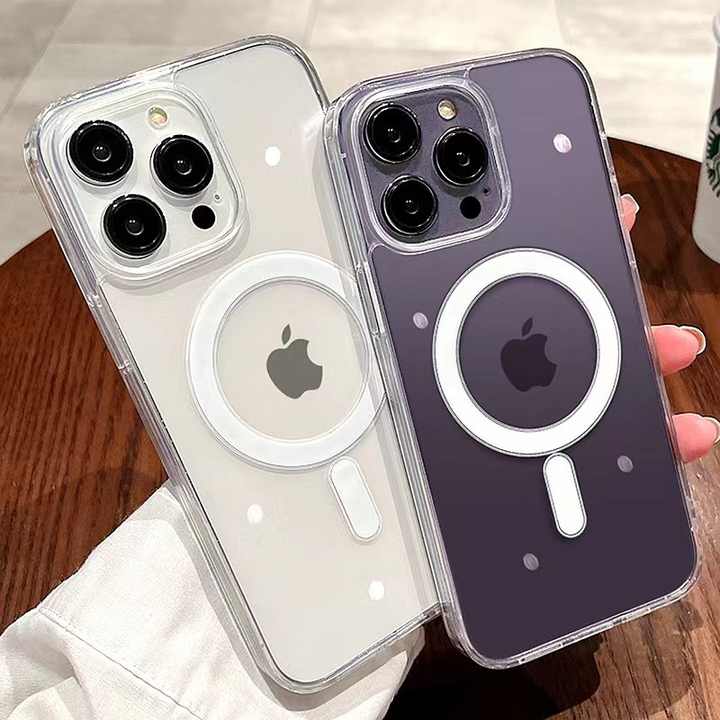 Anti-scratch clear wireless charging case for iPhone. 