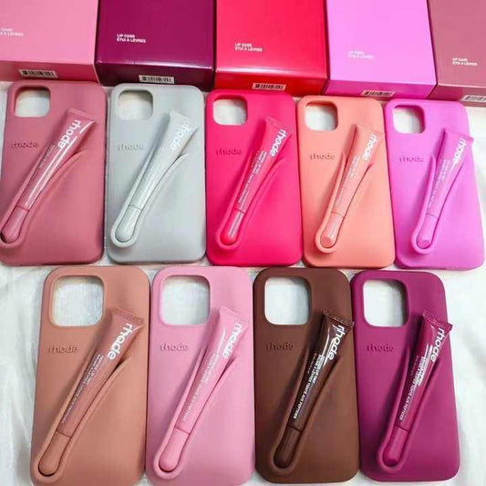 Rode Hayley Makeup Friendly Lipstick with Logo Lip Gloss Box for iPhone 11 12 13 14 15 16 Pro Max 