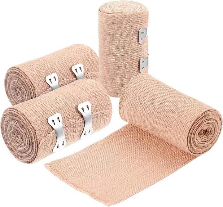 Medical Manufacturer High Elastic Latex Bandage First Aid 