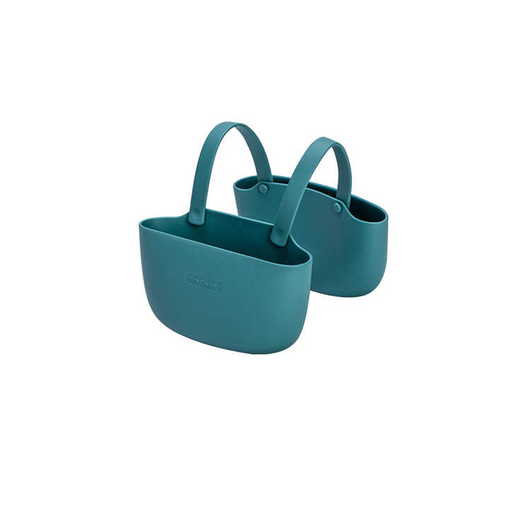 Nordic TPR Sponge Storage Basket Drain Rack Soap Holder Faucet Brush Hanging Basket Kitchen Bathroom Organizer Home Supplies 