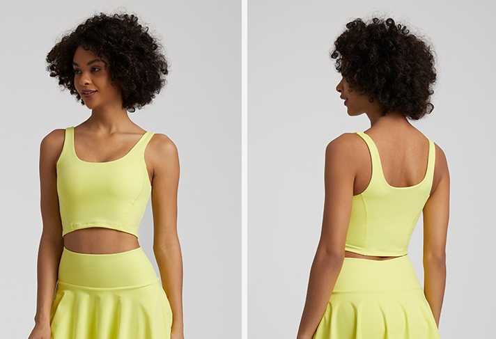 Soft Breathable Nude Feel Sports Bra, Outdoor Walking Shorts, Women's Sportswear, Fitness, Yoga, Gym 