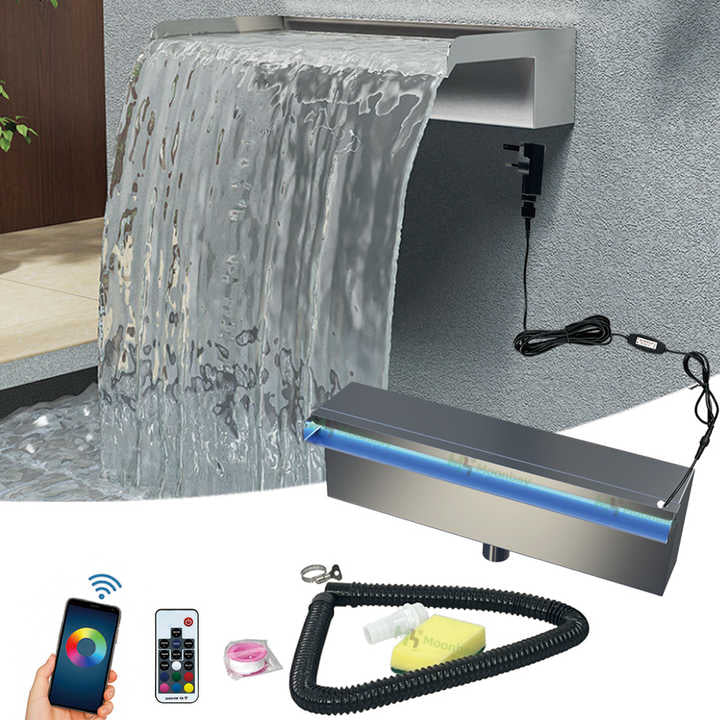 Decorative Flowing Pool Water Curtain of Artificial Landscape 