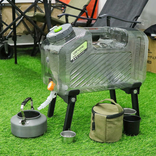 مجموعة برميل المياه المحمولة 20L ملحقات التخييم في الهواء الطلق 20L Portable Water Barrel Set Outdoor Camping Accessories