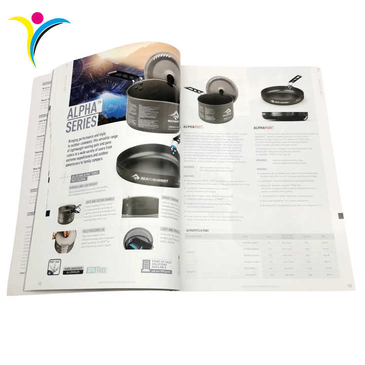 Full-color catalog book printing educational books 
