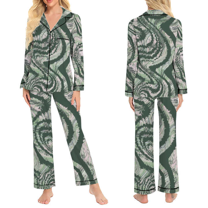 Women's Silk Satin Pajama Set