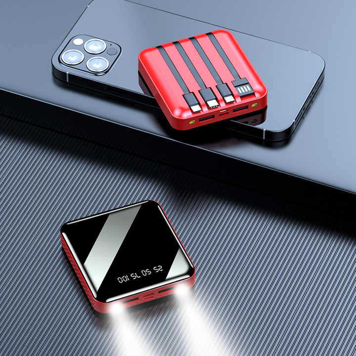 Built-in cables for pocket 5000mAh 