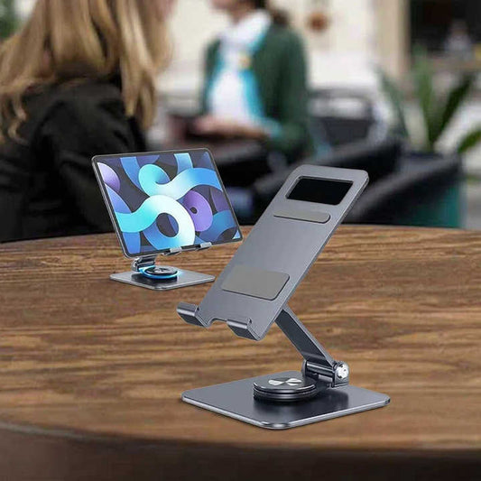 Mobile Phone Accessories for Office Use with Foldable Aluminum Alloy iPad Stand 