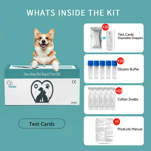 GIA Ag Test for Dog Pet Parvovirus Kit Giardia Ag Rapid Test 