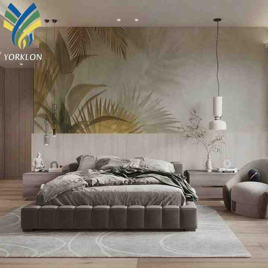 3D Modern Home Decor Tropical Green Leaves Floral 