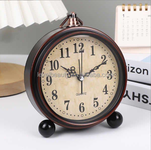 antique analog alarm clock 