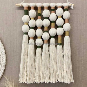 Huge discounts on woven wall hangings. 