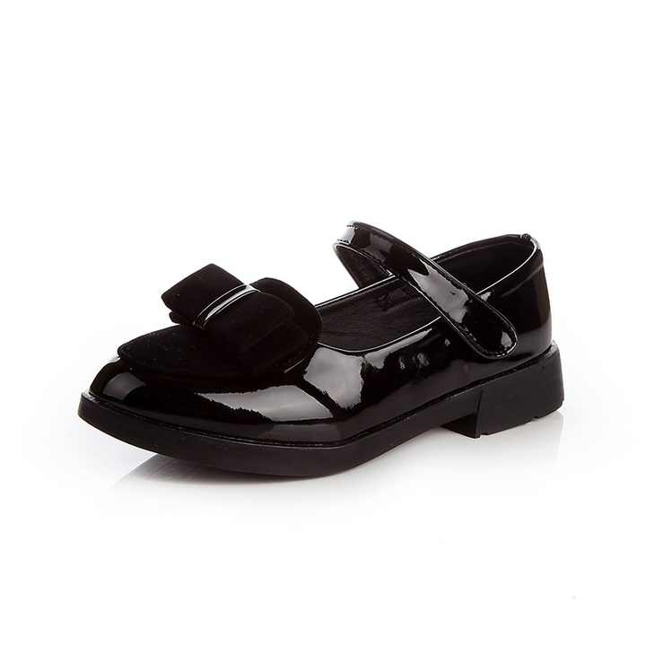 Girls' leather flat shoes for children 