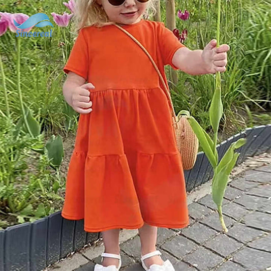 مخصص مريحة تمتد أنيقة الصيف قطعة واحدة تنورة الأم والابنة القطن الكتان مطابقة الأسرة اللباس Custom Comfortable Stretch Elegant Summer One Piece Skirt Mother and Daughter Cotton Linen Family Matching Dress