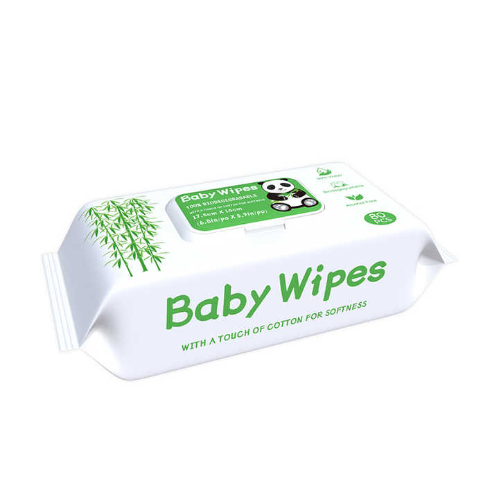 Baby wet wipes for skin care