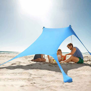Ultralarge Foldable Beach Tent Outdoor Sun Shelters for Camping 