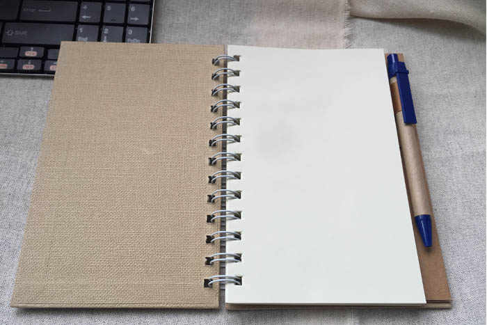 A5 Spiral Bound Paperback Notebook Diary School Office 