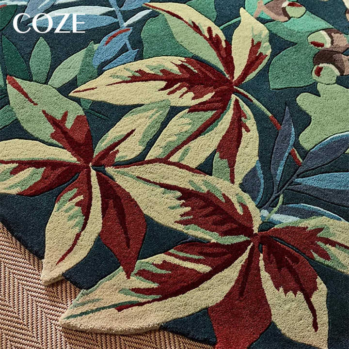 Classic round rug . سجادة مستديرة كلاسيكية