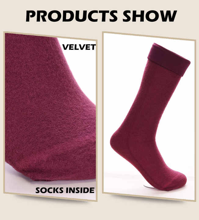Thick Winter Women Velvet Socks 