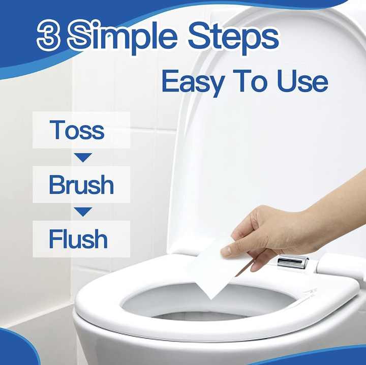 OEM Toilet Bowl Detergent Sheet Cleaning- سريع الذوبان لإزالة