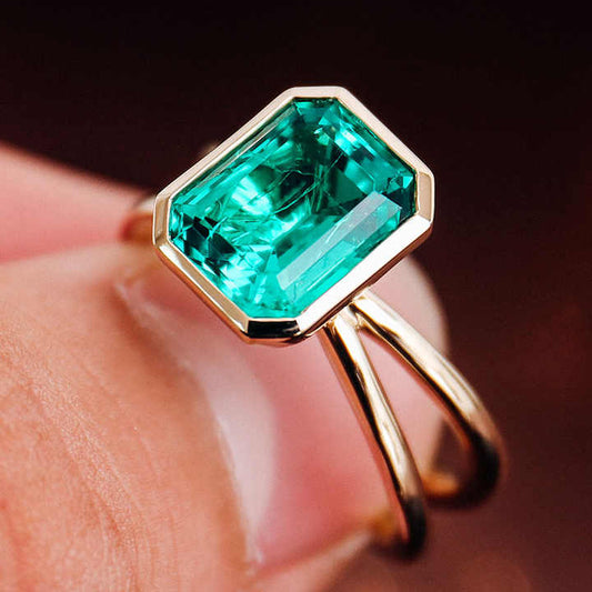 خاتم زواج من زمرد زامبي