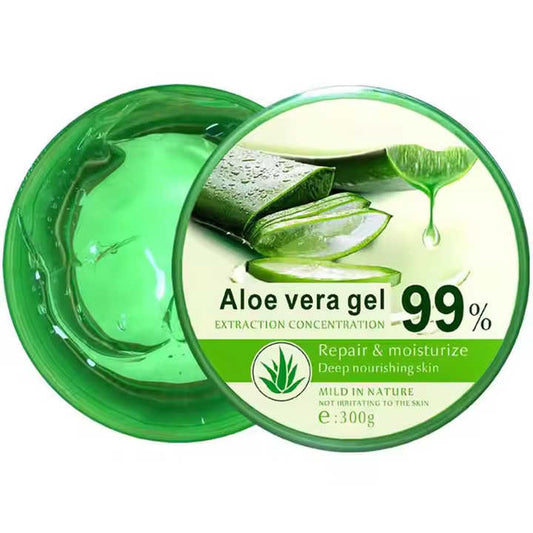 Aloe Gel Pure 99% Natural Aloe Vera - Sample of Moisturizing Aloe Vera Gel for Face Care 