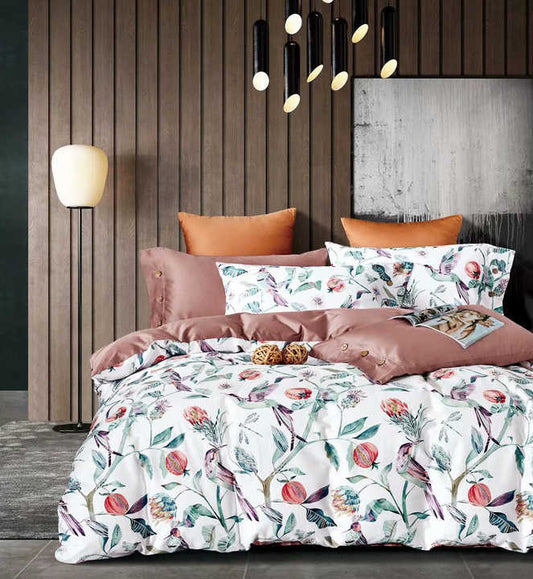 Custom Cotton Bedding Set, Satin Cotton 