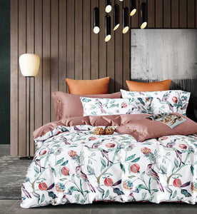 Custom Cotton Bedding Set, Satin Cotton 