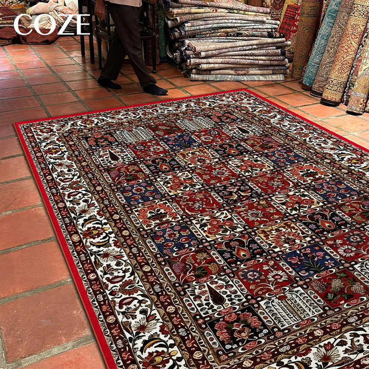 Bedroom Bedside Rug High-end Indoor Persian Rug Washable Anti-slip Study Antique Style Customization Carpet 