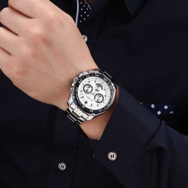 ساعة CURREN 8077 للرجال الأكثر مبيعًا، ساعة . CURREN 8077 Men's Best Selling