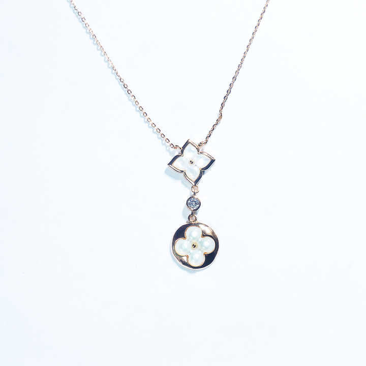Caelis Luxury Jewelry Elegant Sterling Silver 18K Gold Plated Clover Shaped Fine Jewelry for Women 